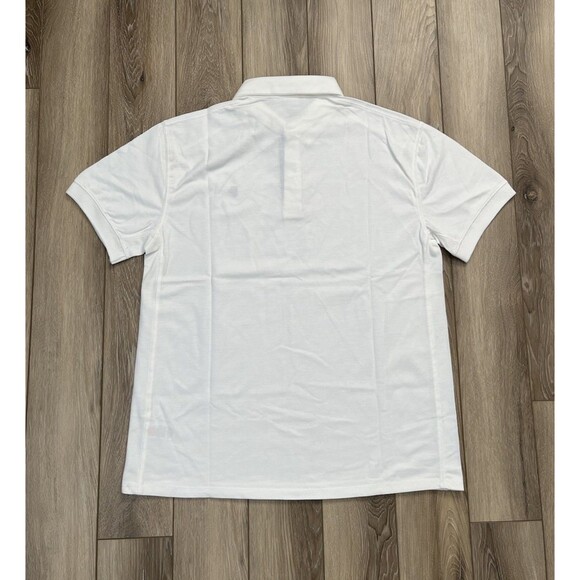 Flint Park White Short Sleeve Match Polo Mens Large NWT Golf/Tennis/Pickleball - Picture 5 of 10